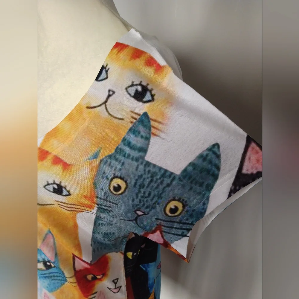 Beautiful dress for cat lovers size M - Picture 4 of 4